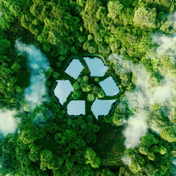 återvinnings symbol för trädgårdsavfall, Återvinning av trädgårdsavfall med Skräpbilen i Sverige